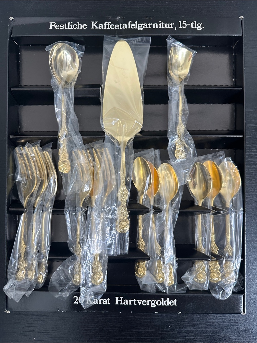 Vintage 15 Piece Hildesheimer Rose Cutlery Set